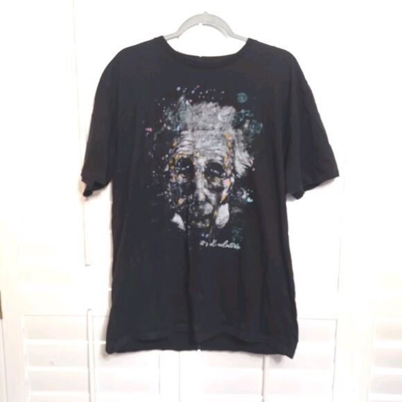 Get Down Art GDA Juniors Albert Einstein Its All Relative Shirt XL - Picture 2 of 8